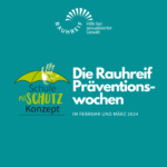 Titelbild der Reihe Präventionsmonat mit dem Logo Schule mit Schutzkonzept